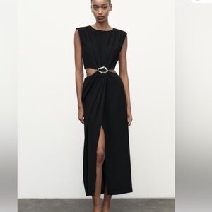 Zara Black Dress with Slit